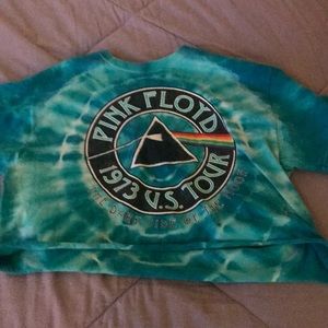 cropped tie dye top